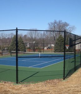 Tennis Courts Fence Installation Charlotte